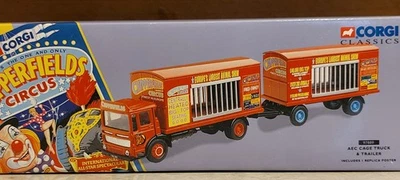 Corgi 97889 AEC Cage Truck & Trailer Chipperfields Circus 1/50 OVP - Bild 1 von 4