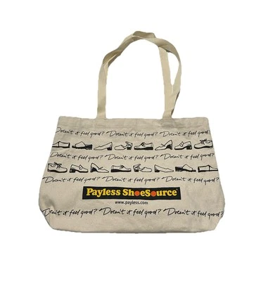 Vintage Y2K Payless Shoe Source Canvas Reusable Tote Bag - Image 1 of 4