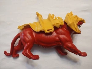 Masters Of The Universe MOTU Red W/ Yellow Battle Cat MEXICO KO KNOCKOFF BOOTLEG - Picture 1 of 3