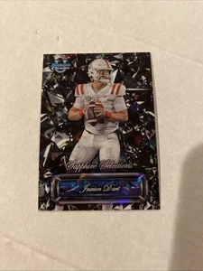 2024 Bowman cromo zafiro Jaxson Dart Selections refractor negro #d 2/10 SS-12 - Imagen 1 de 2