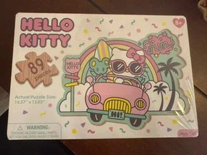NEW Hello Kitty WOOD PUZZLE 89 PIECES - Picture 1 of 1