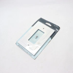 Hampton Bay Belfast Decorator/Rocker Wall Plate Pure White 1-Gang W44654C-PW-U - Picture 1 of 4