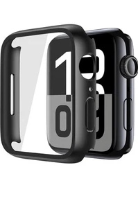 Pack de 2 fundas de cristal templado Misxi compatibles para Apple Watch Series 10 (2024) 46M - Imagen 1 de 7