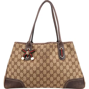 Gucci Canvas Monogram Princy Handbag Tasche - Bild 1 von 10