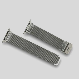 Silber Milanaise Loop Edelstahl Uhrenarmband für Apple Watch 44mm/42mm EUC - Bild 1 von 2