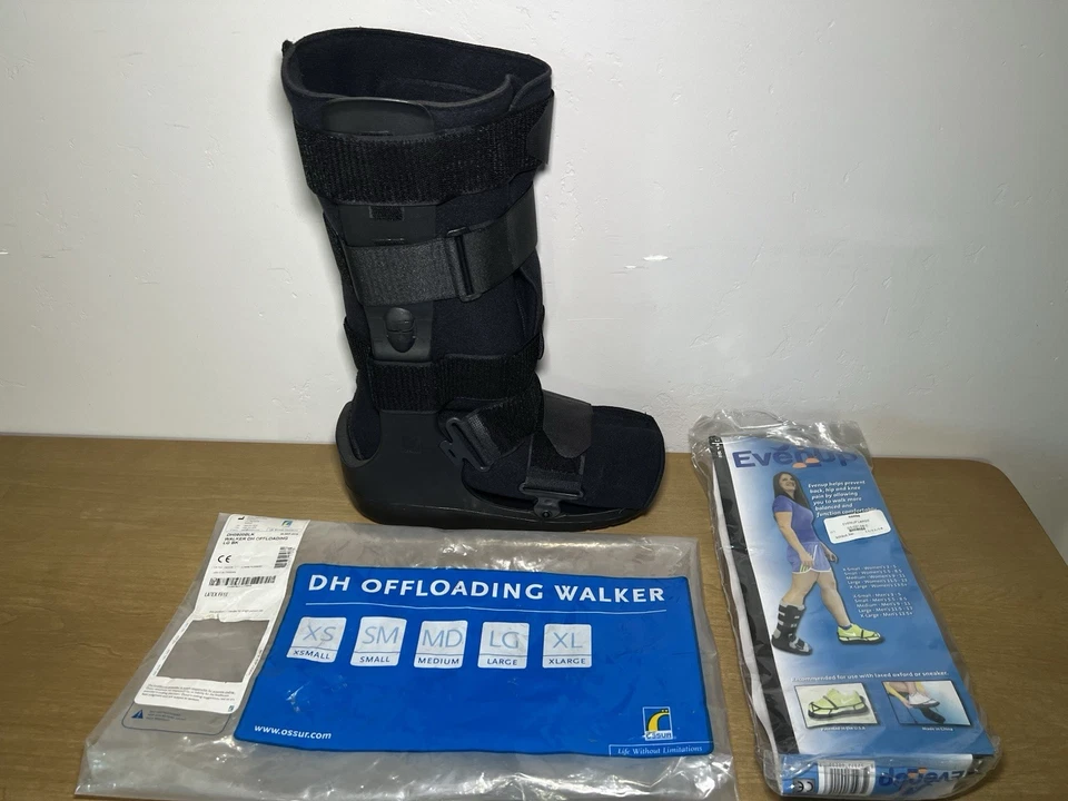 NEW LARGE L/R Ossur DH Offloading Walker Boot Foot Brace DH0800BLK +Free Evenup! - Image 1 of 4