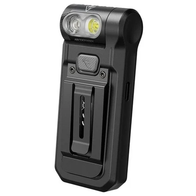 Fenix SW05R-RED LED Taschenlampe 150 Lumen Weißlicht Rotlicht USB-C Clip Schwarz - Bild 1 von 4