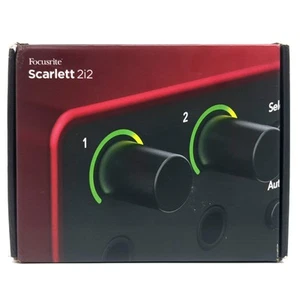 Focusrite Scarlett 2i2 (4th Generation) USB Audio Interface AMS-SCARLETT-2I2-4G - Picture 1 of 5