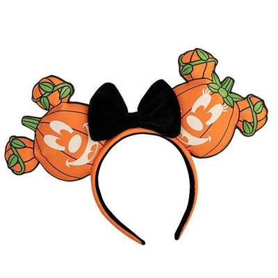 LOUNGEFLY Disney Mickey Pumpkin Stirnband