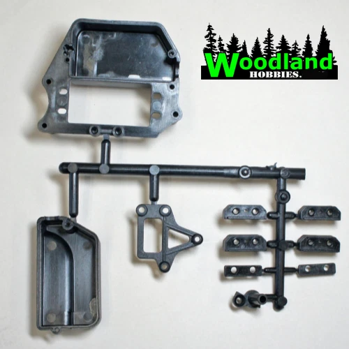 Mugen Seiki E2323-Ba Servo Mount & Receiver Box: X8RE - Image 1 of 1