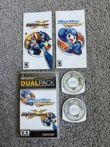 Mega Man Powered Up & Maverick Hunter X Dual Pack (Sony PSP) CIB Complete Works! - Picture 1 of 8