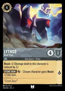 x4 Lythos - Rock Titan - 180/204 - Uncommon Lorcana DLC03 Into the Inklands M/NM - Picture 1 of 1