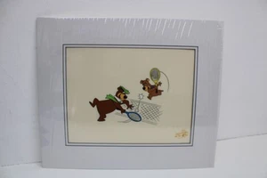 Hanna-Barbera Yogi Bear & BooBoo Tenis Edición Limitada Original Serigrafía Celular Nuevo de Lote Antiguo - Imagen 1 de 4