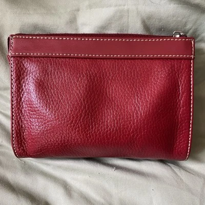 Bolso de Mano Maxx New York▪️Pequeño Cuero Guijarro▪️ Rojo Foto 1 de 4