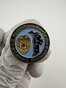VTG US Postal Service Inspection Service Detroit Division Lapel Pin - Picture 1 of 5