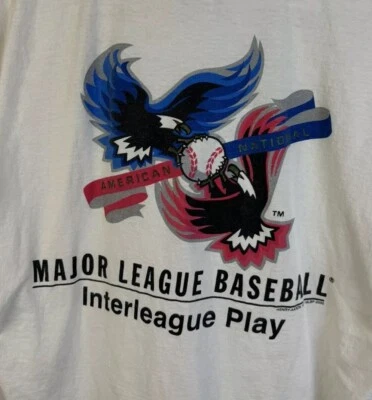 Винтажная футболка Chicago Cubs промо футболка Interleague 2000 MLB мужская XL 90-е - Изображение 1 из 4