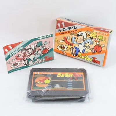 BURGER TIME 11 First Version Famicom Nintendo 2195 fc - Image 1 of 4
