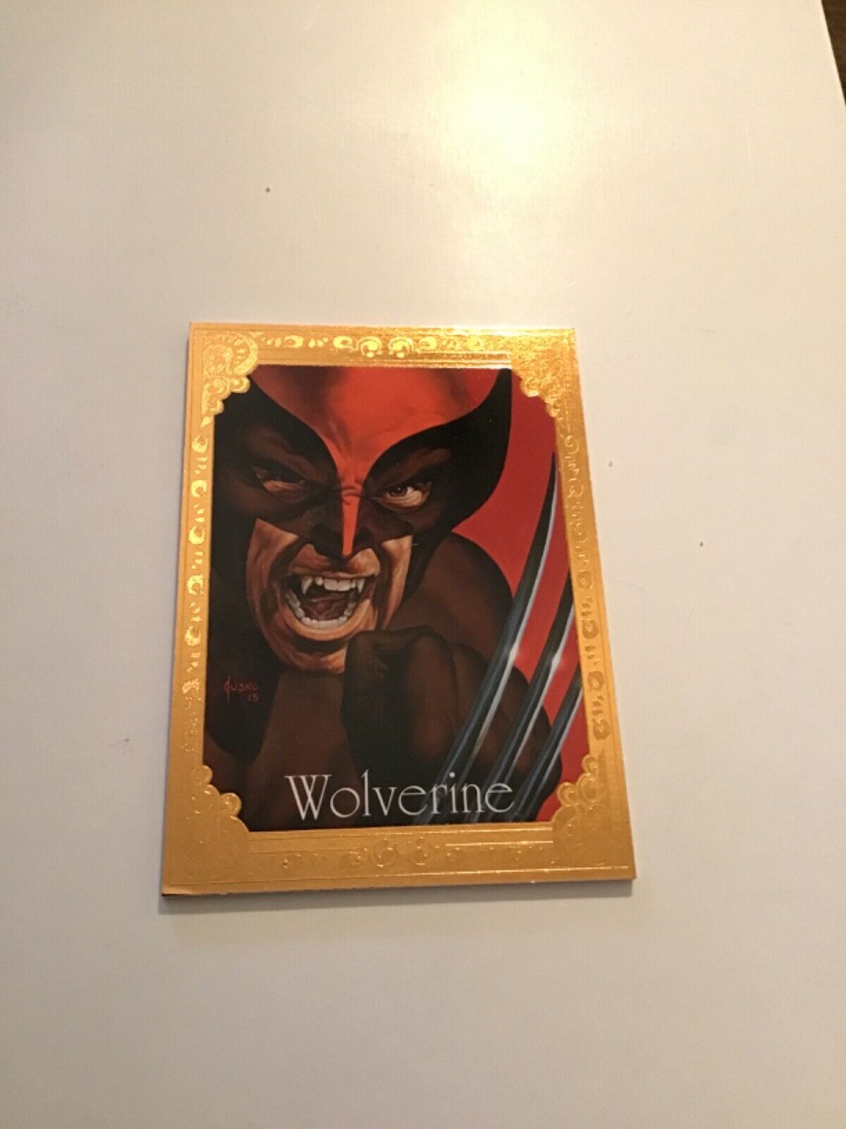 2015 2016 Marvel Masterpieces Canvas GALLERY variant #/99 Wolverine  Card 92