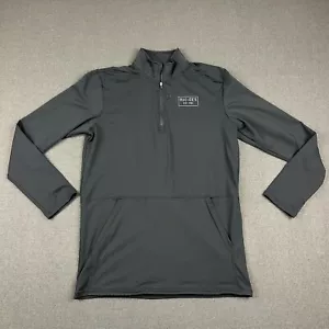 Buc-ees Bucees Jacket Adult Size Small Quarter Zip Pullover Black 1/4 Workwear - Picture 1 of 9