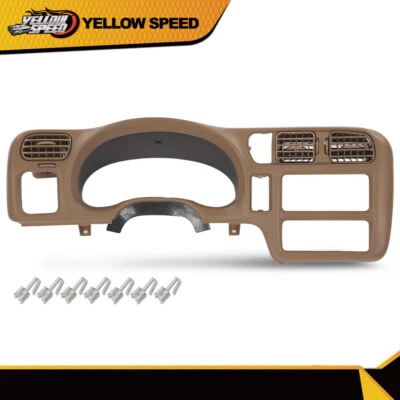 Ajuste para 98-04 Chevy S10 Blazer/GMC Jimmy Sonoma Radio Tablero Bisel Borde Cubierta Foto 1 de 4