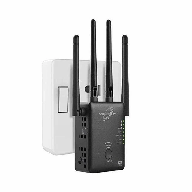 VICTONY Wi-Fi Range Extender 1200Mbps Wi-Fi Signal Booster, Wi-Fi Extender... - Image 1 of 1