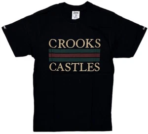 Crooks & Castles Men's Tri Stripe Graphic Tee T-Shirt - Picture 1 of 5