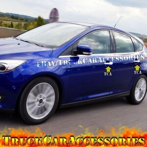 4 Door Handle Covers w/ Smart For 2013 2014 2015 FORD Focus & Escape/Kuga Chrome