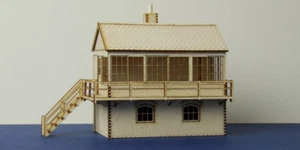 LCUT Creative B 00-05 Signal Box Medium With L & R Stairs Options Wood Kit OO - Picture 1 of 1