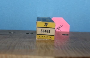 Tubos de radio 5U4 GB 5U4 Sylvania ID código AZO NUEVO EN STOCK - Imagen 1 de 3