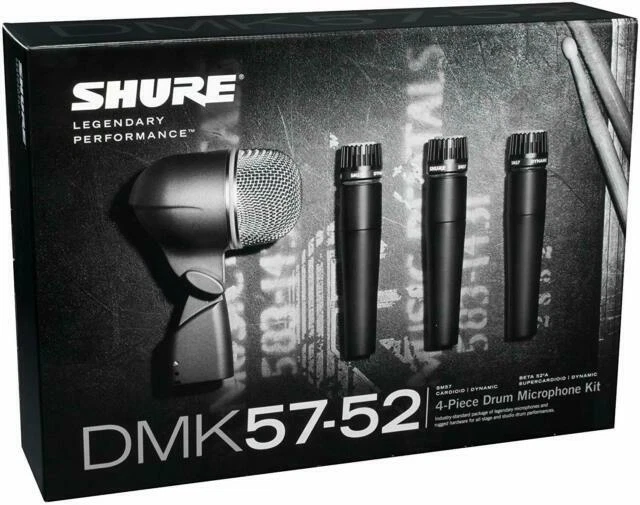 Shure DMK57-52 Wired Drum Dynamic Microphone Kit