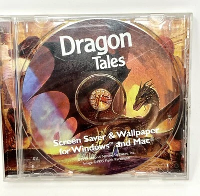 Papel pintado salvapantallas Dragon Tales Disk de Keith Parkinson de colección para PC/Mac Foto 1 de 3