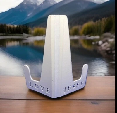 iPad Tablet iPhone Desk Stand Holder Mobile Phone Folding Portable Personalised - Image 1 of 4