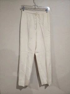 Vintage John Meyer Women's 100% Wool Beige Eccentric Pants Size 10 - Picture 1 of 9