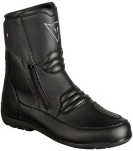 STIVALI BOOTS MOTO DAINESE NIGHTHAWK D1 GORE TEX BLACK LEATHER PELLE TG 41 - Picture 1 of 6