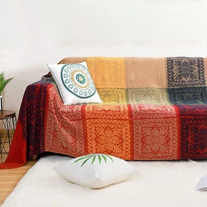 Chic Bohemian Plaid Blanket - Picture 1 of 13