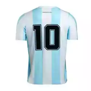 CAMISETA FUTBOL HOMENAJE A MARADONA 10 LE COQ MUNDIAL 986 NUEVAS HOME - Foto 1 di 3