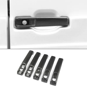 For Mercedes-Benz G-Class G500 G63 W463 W464 Dry Carbon Fiber Door Handle Cover - Picture 1 of 12