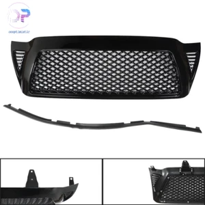 Front Bumper Hood Grille Replacement Grille Fit For Toyota Tacoma 2005 2006-2011 - Picture 1 of 10