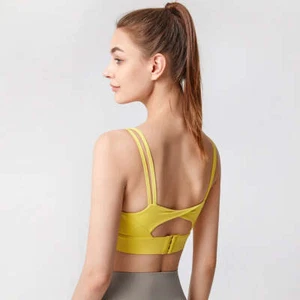 Summer Women Yoga Sports Underwear Gym Push Up Sports Running Yoga Fitness Bra - Picture 1 of 10