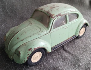 Tonka Metal Volkswagen Original Light Green Beetle VW Bug Car Vintage 1960's - Picture 1 of 7