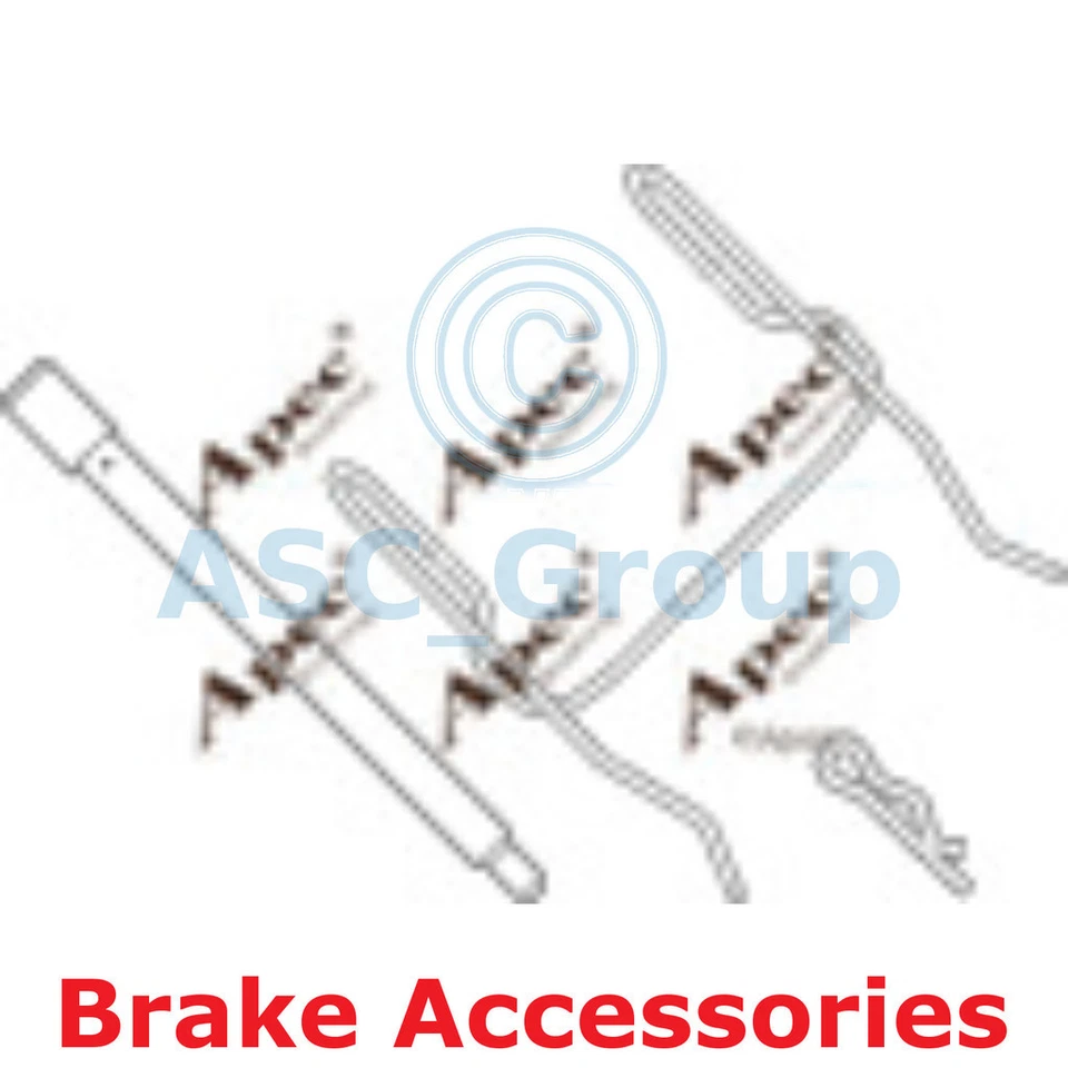 Apec BRAKING Scheibenbremse ATE Pad Montagesatz Zubehör KIT312 - Image 1 of 1