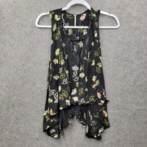 Top sin mangas Free People para mujer talla XS ribete de encaje - Imagen 1 de 8