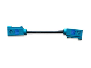 Universal Fakra Water Blue "Z" Female to Female Cable - 3 IN - Picture 1 of 1