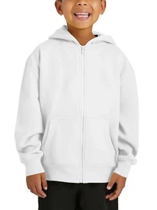 Kids Premium Heavyweight Zip Up Hoodie Jacket Youth Junior Sweatshirt - Picture 1 of 72