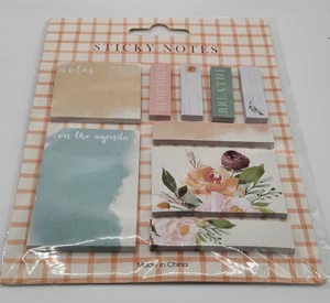 Enchante  Sticky Notes Set  Flowers - Picture 1 of 5