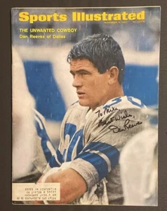 Dan Reeves Signed 1967 Nov 6 NFL Football Sports Illustrated SI Magazine Cowboys - Picture 1 of 6