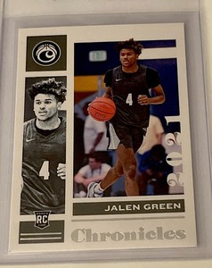 2021-22 Chronicles Draft Picks Jalen Green Rookie #4