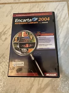 MS Encarta Reference Library 2004 98/2000/ME-DVD Rom-RARE-Brand New-SHIPS N 24HR - Picture 1 of 7