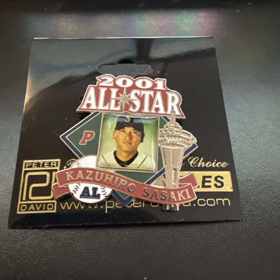 Kazuhiro Sasaki 2001 All-Star Game Seattle Mariners MLB Lapel Pin New MORE - Image 1 of 1