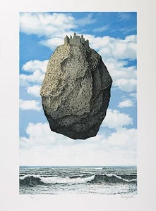 Rene Magritte - The Castle of the Pyrenees (signed & numbered lithograph) - Picture 1 of 5